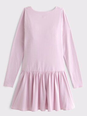 Abercrombie Pink Drop-Waist Knit Skort Dress